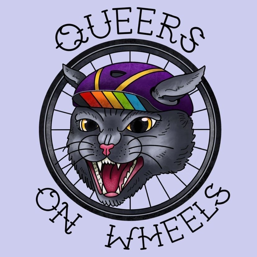 Queers On Wheels Logo
